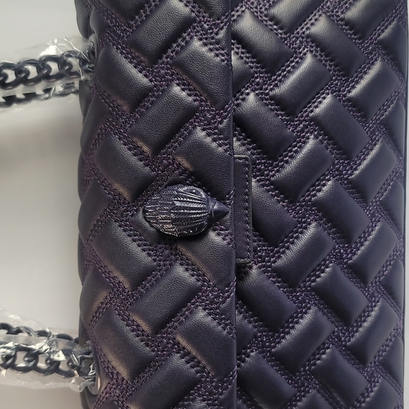 Kensington Drench Leather Shoulder Bag KURT GEIGER LONDON - Picture 2 of 16